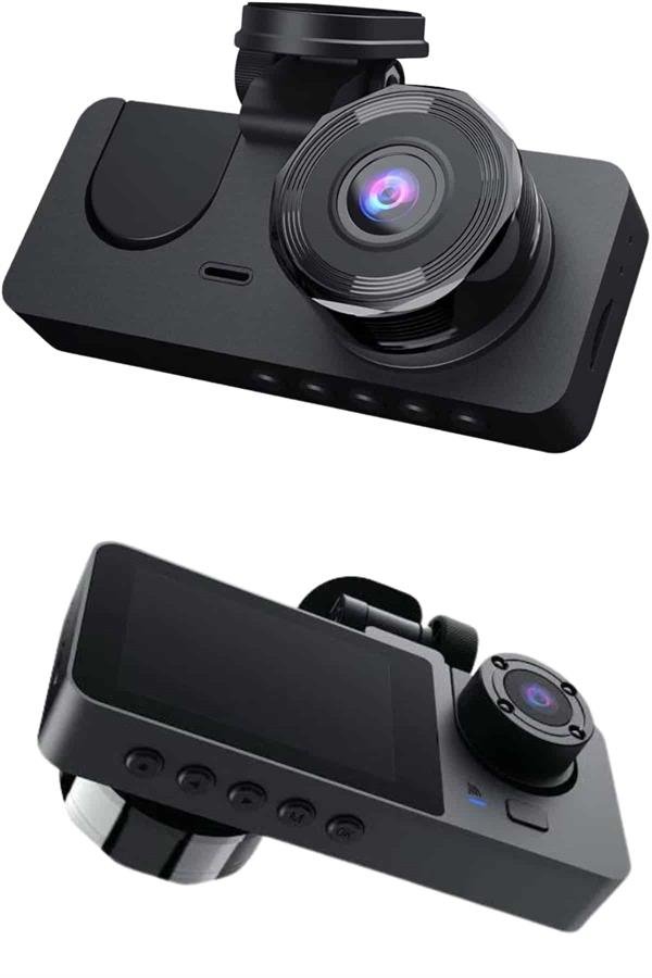 Yol Kayıt Araç Kamerası HD DVR 3 Kameralı 2.0in Ekranlı Ön İç Arka 1 Yol Kayıt Araç Kamerası HD DVR 3 Kameralı 2.0in Ekranlı Ön İç Arka