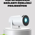 Kablosuz Bağlantılı Full HD Ev Sinema Projeksiyonu 160 ANSI Lümen