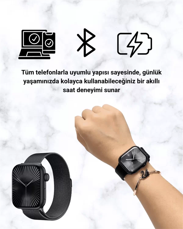 Akıllı Saat SQ-16 Mini Series 10 | Unisex Tasarım Sağlık ve Spor Takibi 3 Akıllı Saat SQ-16 Mini Series 10 | Unisex Tasarım Sağlık ve Spor Takibi - Görsel 3