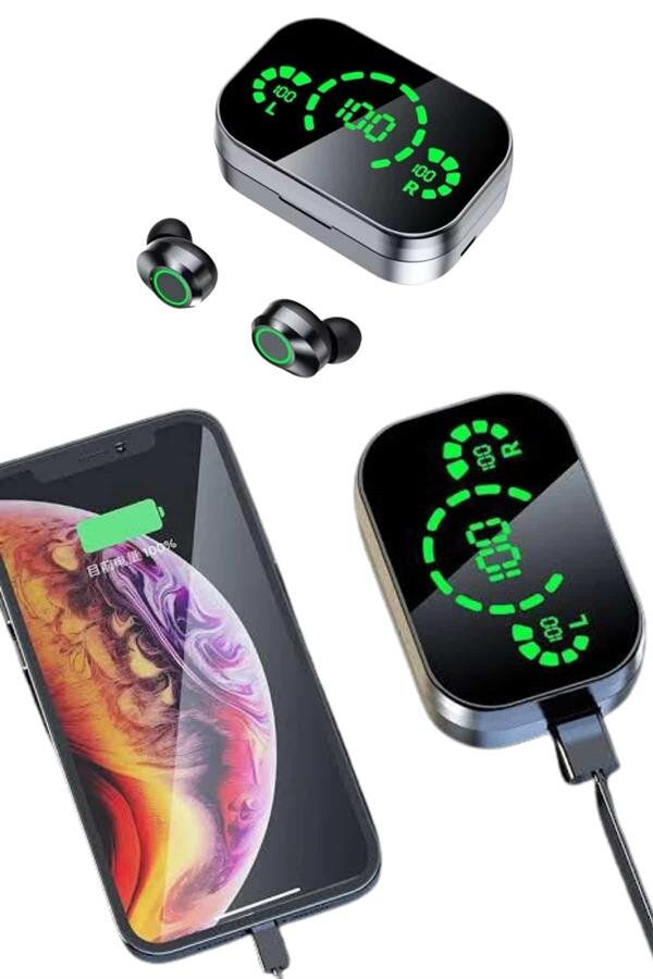 2025 Model Bluetooth Kulaklık Telefon Şarj Edebilen Çağrı Cevaplama Dijital Göstergeli 3 2025 Model Bluetooth Kulaklık Telefon Şarj Edebilen Çağrı Cevaplama Dijital Göstergeli - Görsel 3