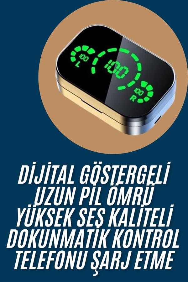 2025 Model Bluetooth Kulaklık Telefon Şarj Edebilen Çağrı Cevaplama Dijital Göstergeli 1 2025 Model Bluetooth Kulaklık Telefon Şarj Edebilen Çağrı Cevaplama Dijital Göstergeli