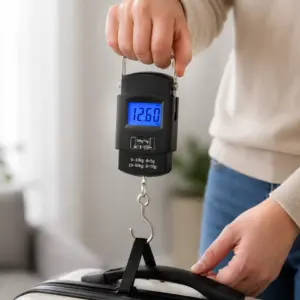 Dijital El Kantarı 50 Kg Hassas LCD Ekranlı Bagaj Tartısı
