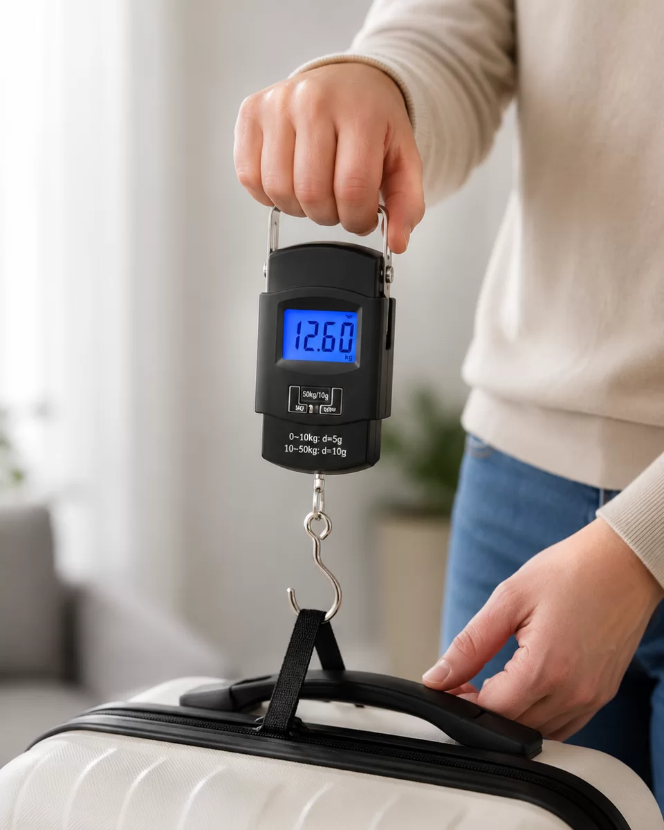 Dijital El Kantarı 50 Kg Hassas LCD Ekranlı Bagaj Tartısı 1 Dijital El Kantarı 50 Kg Hassas LCD Ekranlı Bagaj Tartısı