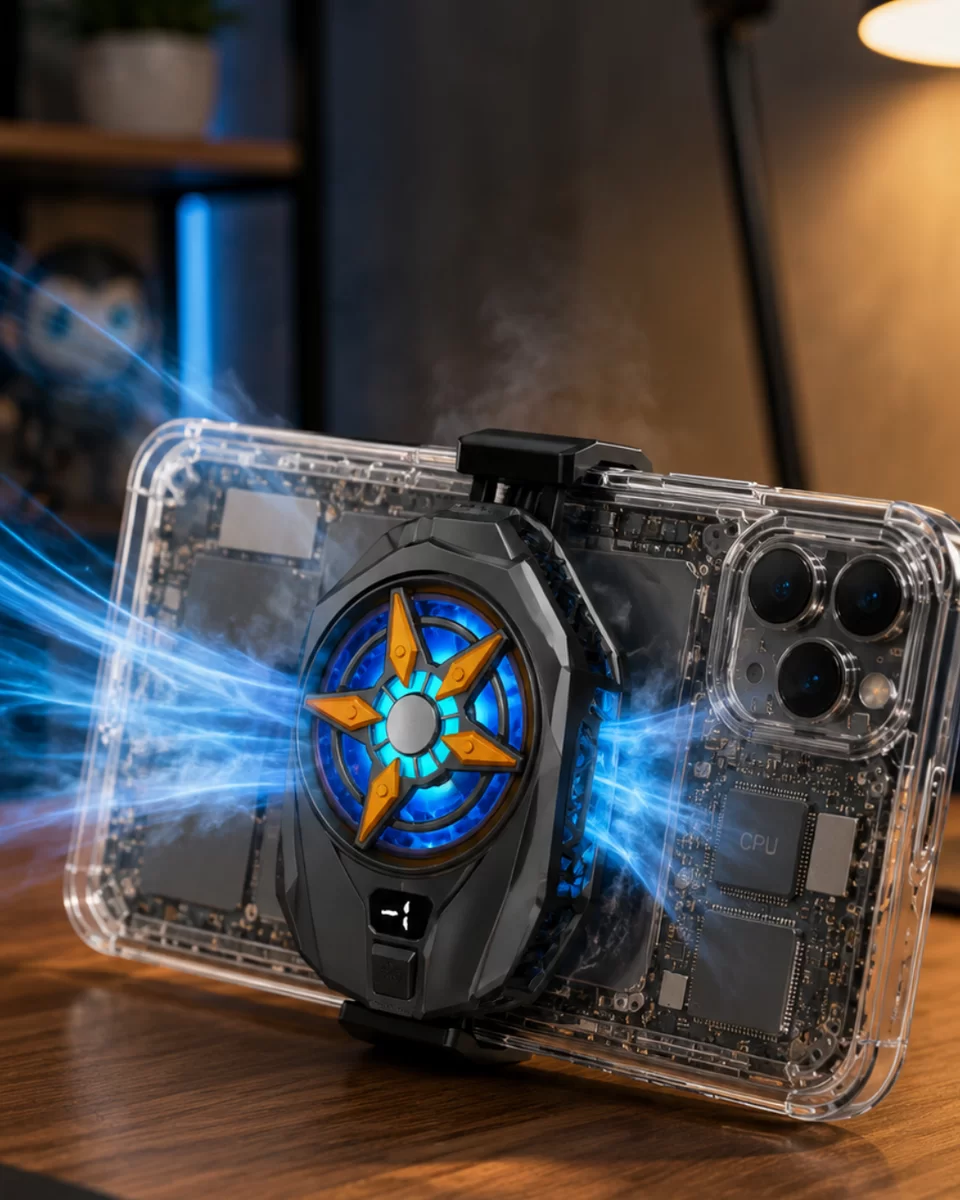 Yarı İletken Telefon Soğutucu Dijital Ekranlı Oyuncu Telefon Fanı 1 Yarı İletken Telefon Soğutucu Dijital Ekranlı Oyuncu Telefon Fanı