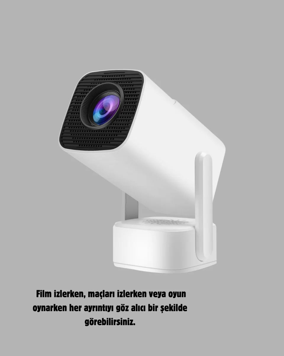 HD 720p Projeksiyon Cihazı – Geniş Ekran 10.000 Saat Ampul Ömrü Ev Sineması Deneyimi 3 HD 720p Projeksiyon Cihazı – Geniş Ekran 10.000 Saat Ampul Ömrü Ev Sineması Deneyimi - Görsel 3