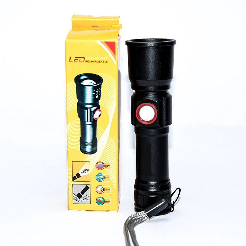 1.000 Lümen Usb Şarjlı Led El Feneri Wt-611 4 1.000 Lümen Usb Şarjlı Led El Feneri Wt-611 - Görsel 4