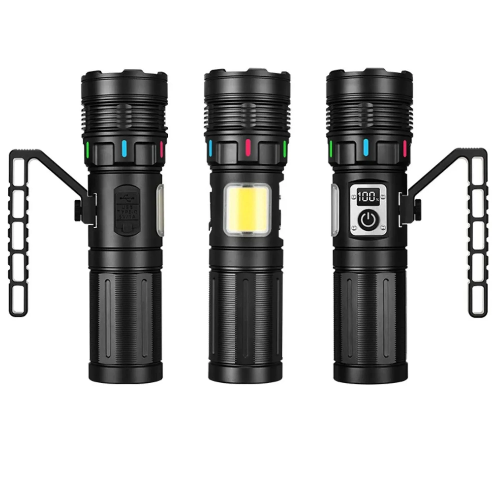 15.000 Lümen Tg + Cob Led Şarjlı El Feneri Wt-703 2 15.000 Lümen Tg + Cob Led Şarjlı El Feneri Wt-703 - Görsel 2