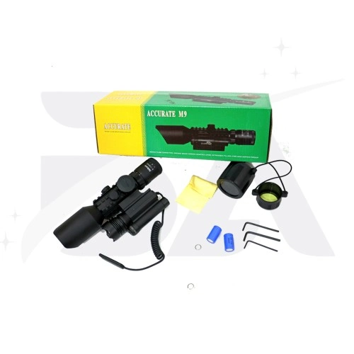 3-10x42 Zoomlu Av Dürbünü Lazer Zenon Fenerli M9 4 3-10x42 Zoomlu Av Dürbünü Lazer Zenon Fenerli M9 - Görsel 4