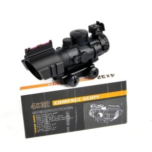 4x32 Kırmızı Işıklı Av Dürbünü 4x32 Nişangah