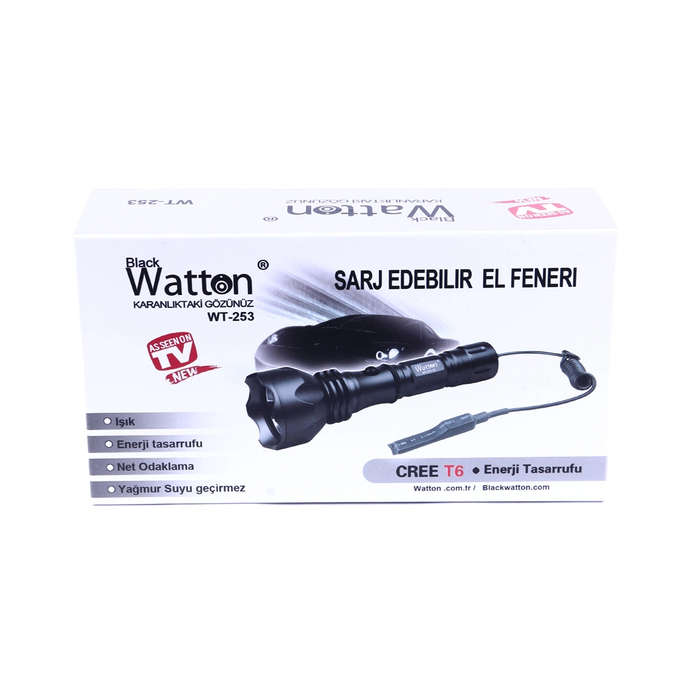 600 Lümen Tx6 Şarjlı Özel Avcı Feneri Wt-253 2 600 Lümen Tx6 Şarjlı Özel Avcı Feneri Wt-253 - Görsel 2