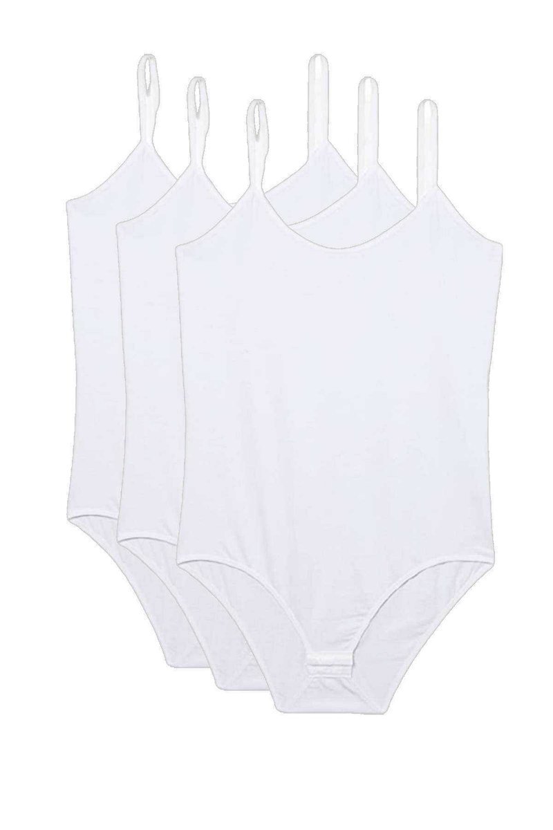 3 Adet İp Askılı Kadın Çıtçıtlı Body Beyaz 1 3 Adet İp Askılı Kadın Çıtçıtlı Body Beyaz