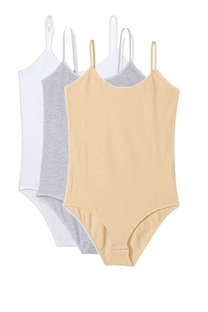 3 Adet İp Askılı Kadın Çıtçıtlı Body Beyaz Gri Ten 1 3 Adet İp Askılı Kadın Çıtçıtlı Body Beyaz Gri Ten