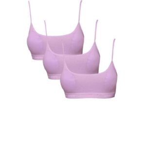 Pedli İp Askılı Pembe Büstiyer 3 adet