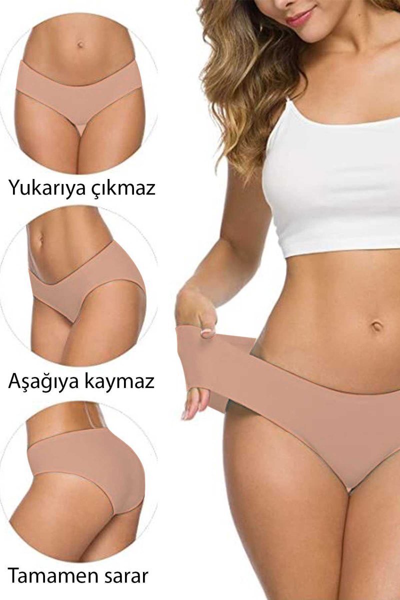 7 Adet Kadın Dikişsiz Lazer Kesim Esnek İz yapmayan Külot S11 11 7 Adet Kadın Dikişsiz Lazer Kesim Esnek İz yapmayan Külot S11 - Görsel 11