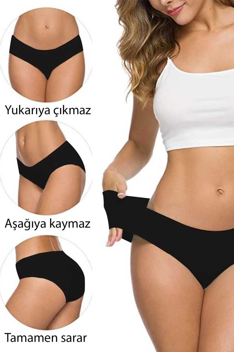 7 Adet Kadın Dikişsiz Lazer Kesim Esnek İz yapmayan Külot S11 14 7 Adet Kadın Dikişsiz Lazer Kesim Esnek İz yapmayan Külot S11 - Görsel 14