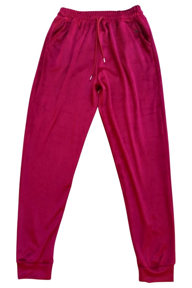 Parlak Kadife Cepli Pantolon Eşofman Pijama Altı Unisex Lastikli Paça Bordo 1 Parlak Kadife Cepli Pantolon Eşofman Pijama Altı Unisex Lastikli Paça Bordo