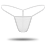Beyaz Transparan Tül String Tanga TM0368