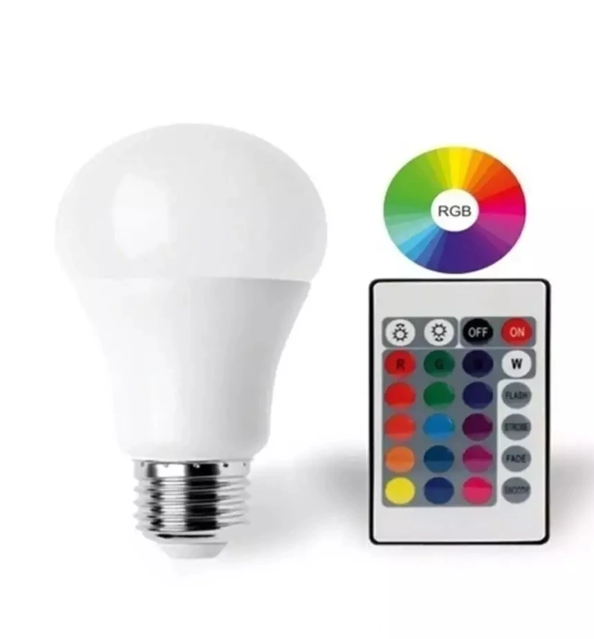 9w E27 Rgb Ve Beyaz Işık Kumandalı Ampul 1 9w E27 Rgb Ve Beyaz Işık Kumandalı Ampul