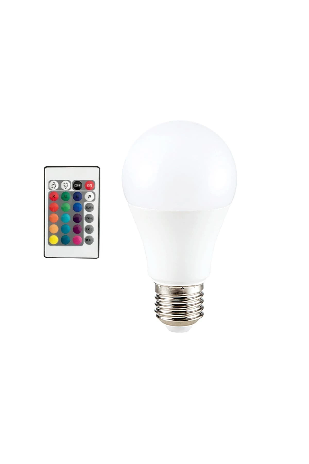 9w E27 Rgb Ve Beyaz Işık Kumandalı Ampul 2 9w E27 Rgb Ve Beyaz Işık Kumandalı Ampul - Görsel 2