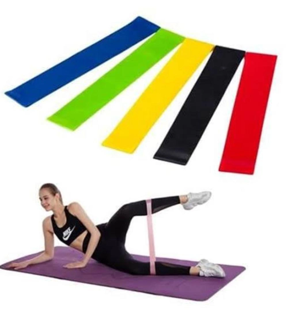 Aerobik Bant 5 Li Pilates Yoga Bandı 1 Aerobik Bant 5 Li Pilates Yoga Bandı