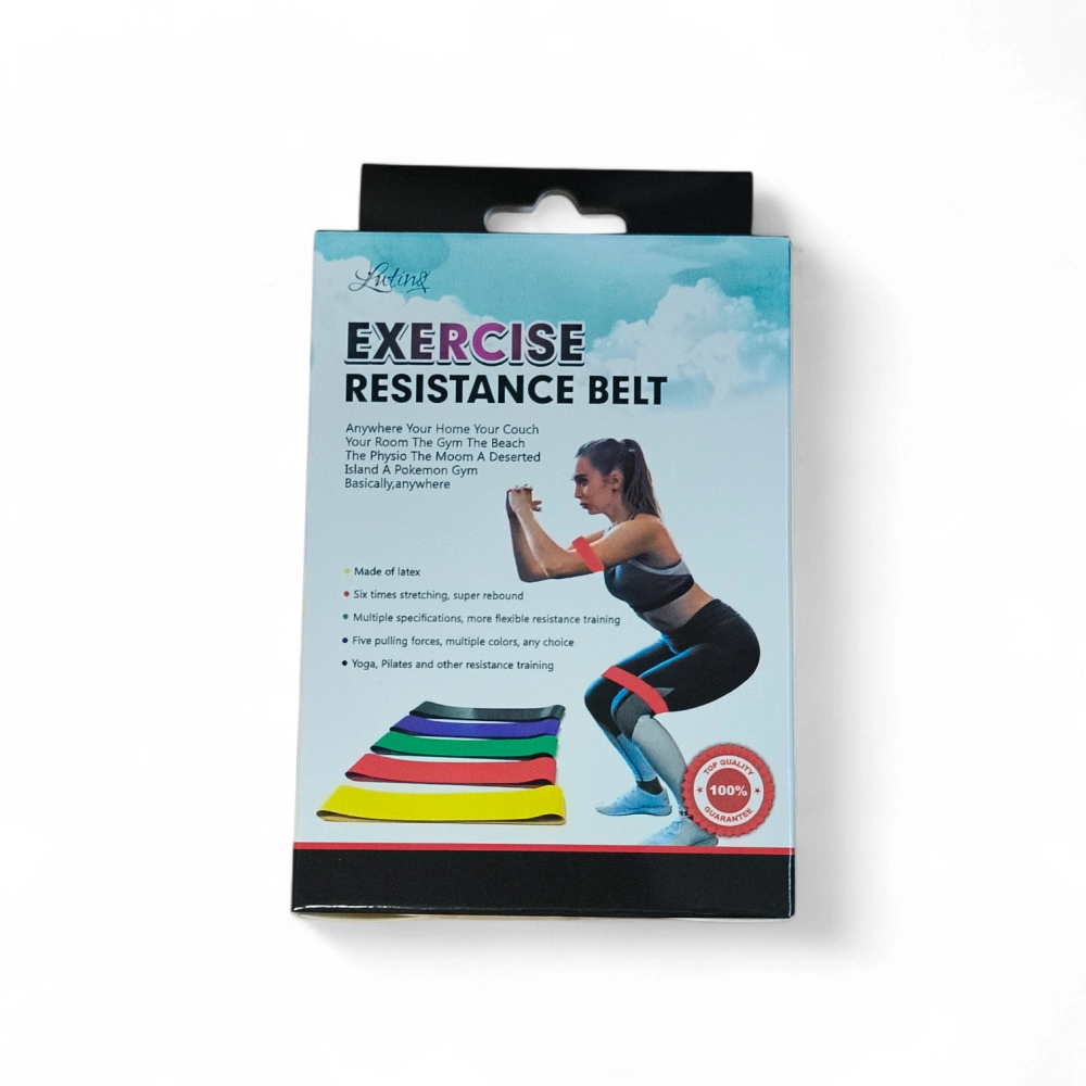Aerobik Bant 5 Li Pilates Yoga Bandı 2 Aerobik Bant 5 Li Pilates Yoga Bandı - Görsel 2
