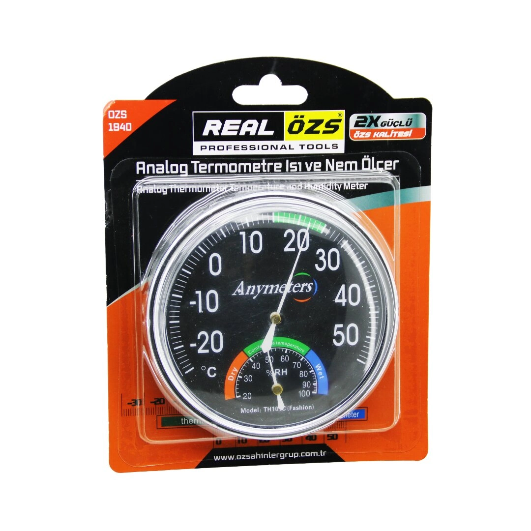 Analog Termometre Isı Nem Ölçer Anymeters 1 Analog Termometre Isı Nem Ölçer Anymeters