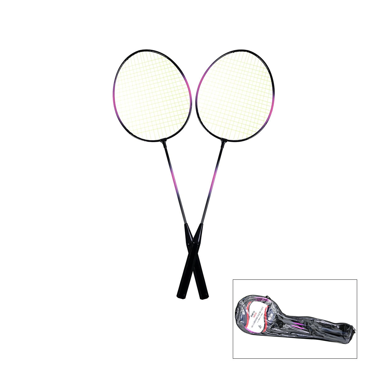 Badminton Raket Seti Çantalı 2 Parça 2 Badminton Raket Seti Çantalı 2 Parça - Görsel 2