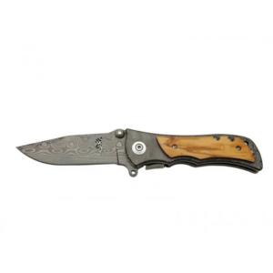 Browning 2-32 Damascus Çakı 20 Cm Manuel, Kemerlikli