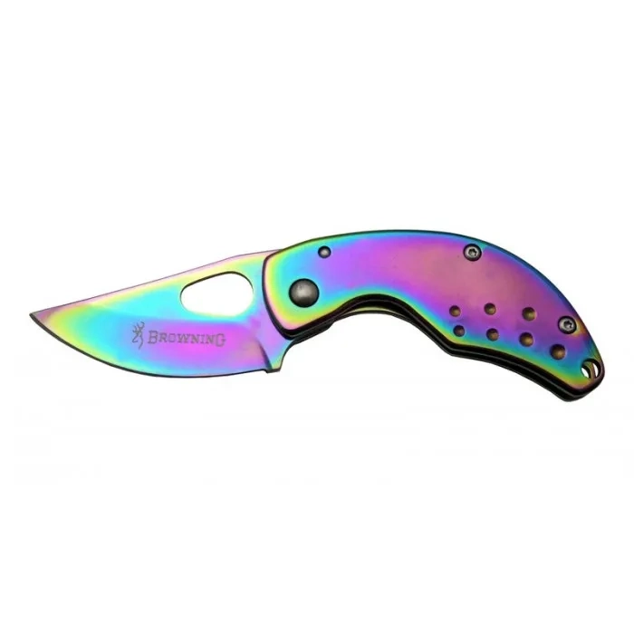 Browning 3-1 Çakı Gökkuşağı Mini 12 Cm Manuel, Kemerlikli 1 Browning 3-1 Çakı Gökkuşağı Mini 12 Cm Manuel, Kemerlikli