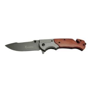 Browning Da308 Kurtarma Çakısı Gül 23 Cm Manuel, Kemerlikli