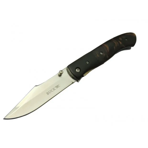Buck Bk-002 Çakı Kahve 23 Cm Manuel, Kemerlikli 1 Buck Bk-002 Çakı Kahve 23 Cm Manuel, Kemerlikli