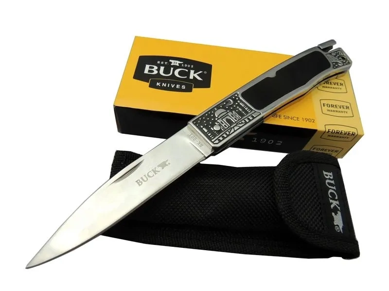 Buck Knives Bk-001brv Kamp Çakı 23 Cm - Metal İşlemeli Sap, Kılıflı 1 Buck Knives Bk-001brv Kamp Çakı 23 Cm - Metal İşlemeli Sap, Kılıflı