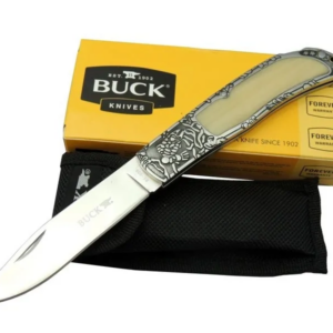 Buck Knives Bk-009wy Kamp Çakı 23 Cm - Sedef &amp;amp; Metal Saplı, Kılıflı, Kutulu