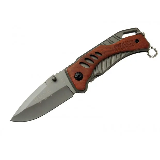 Buck X61 Ahşap Çakı 15,5 Cm Manuel, Kemerlikli 1 Buck X61 Ahşap Çakı 15,5 Cm Manuel, Kemerlikli
