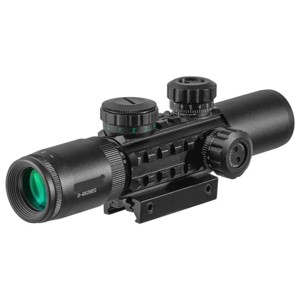 C3-9x26 Eg Raylı Çift Işıklı Av Dürbünü 11mm/22mm 2 C3-9x26 Eg Raylı Çift Işıklı Av Dürbünü 11mm/22mm - Görsel 2