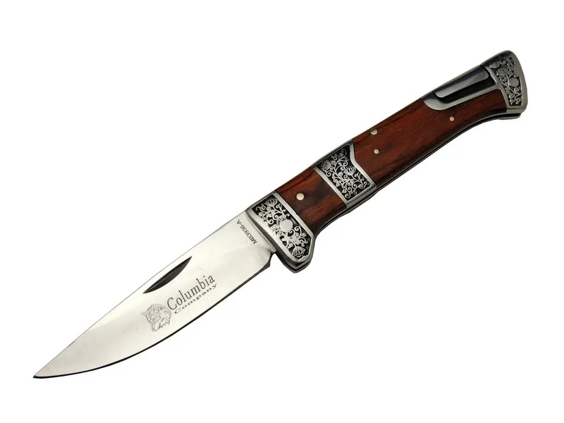Columbia Mb3936a Kahverengi Av / Kamp Çakısı 20cm- Manuel, İşlemeli, Kemerlikli, Ahşap Sap 1 Columbia Mb3936a Kahverengi Av / Kamp Çakısı 20cm- Manuel, İşlemeli, Kemerlikli, Ahşap Sap