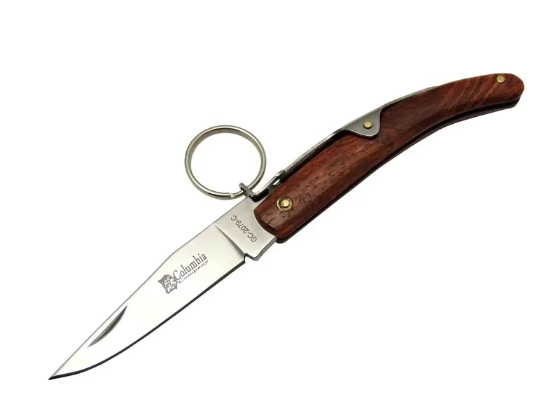 Columbia Okapi Gc2079c Kahverengi Kamp Çakı 16,5cm - Manuel, Kemerlikli, Ahşap Sap 1 Columbia Okapi Gc2079c Kahverengi Kamp Çakı 16,5cm - Manuel, Kemerlikli, Ahşap Sap