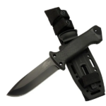 Columbia Tiger Tactical Htm 3321 A Siyah Outdoor / Survival Bıçak 27cm - Kauçuk Sap, Kılıflı, Kutulu