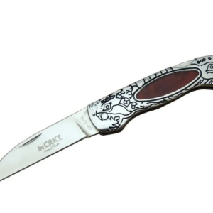 Crkt Cr 0124 Rd Kamp Çakı 20 Cm - Metal Desenli Sap, Kılıflı, Kutulu