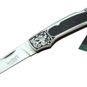 Crkt Cr 0128 Khv Kamp Çakı 18 Cm - Metal Desenli Sap, Kılıflı, Kutulu