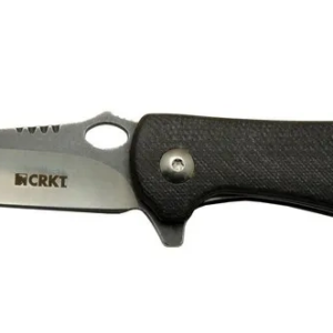 Crkt Lotus 1265 Bk Siyah Kamp / Outdoor Çakı 18cm - Yarı Otomatik, Kemerlikli, Kutulu