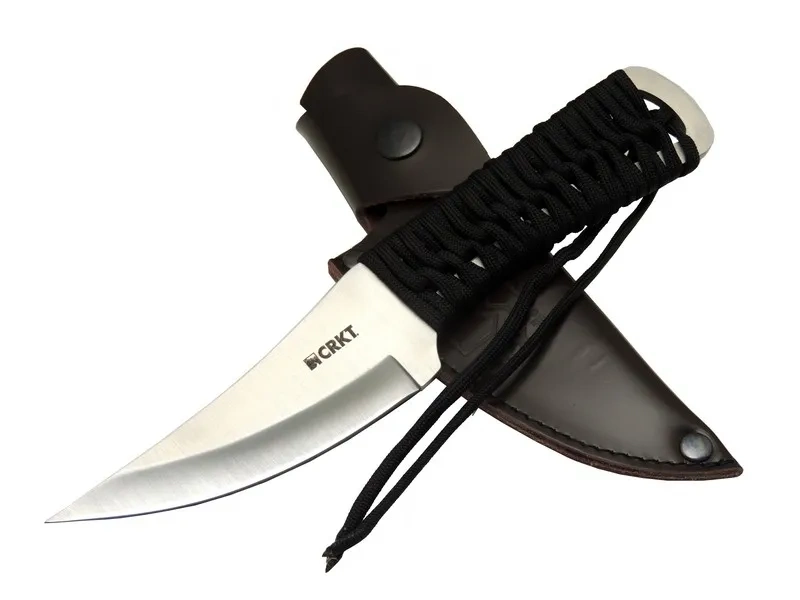 Crkt Scrub Fixed 2712 Wy Kamp / Outdoor Bıçak 22,5cm - İpli Sap, Deri Kılıflı 1 Crkt Scrub Fixed 2712 Wy Kamp / Outdoor Bıçak 22,5cm - İpli Sap, Deri Kılıflı