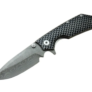 Damascus Dms 2 16 Gri Kamp Çakı 21cm- Yarı Otomatik, Kemerlikli, Metal Sap