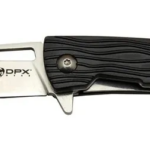 Dpx Gear Aculus F004 Bk Siyah Kurtarma / Kamp Çakı 18cm - Yarı Otomatik, Cam Kırma Aparatlı, Kemerlikli, Kutulu