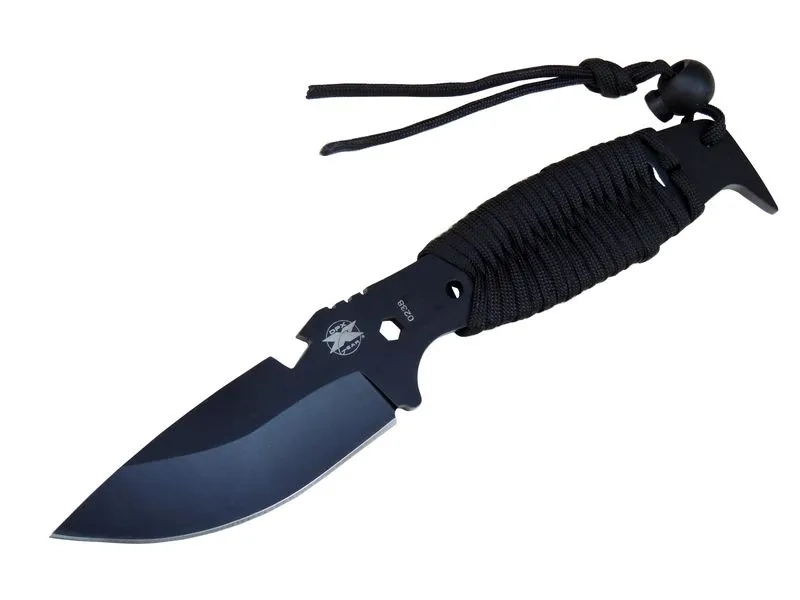 Dpx Gear Assault 0238bk Kamp Bıçağı 22,5 Cm - Siyah, Metal & İpli Sap 1 Dpx Gear Assault 0238bk Kamp Bıçağı 22,5 Cm - Siyah, Metal & İpli Sap