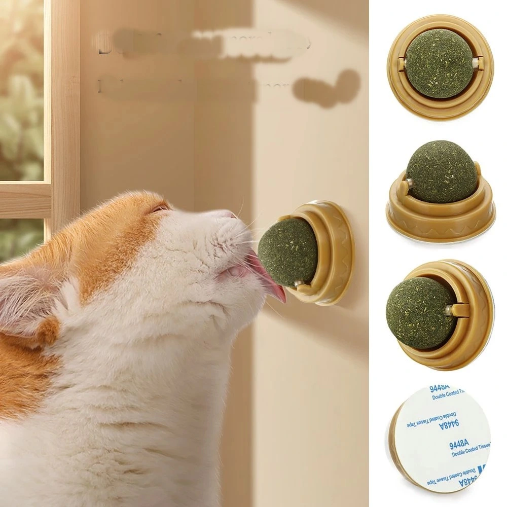 Duvara Yapışan Dönen Kedi Nanesi Cat Oyun Topu Doğal Kedi Oyuncağı 1 Duvara Yapışan Dönen Kedi Nanesi Cat Oyun Topu Doğal Kedi Oyuncağı