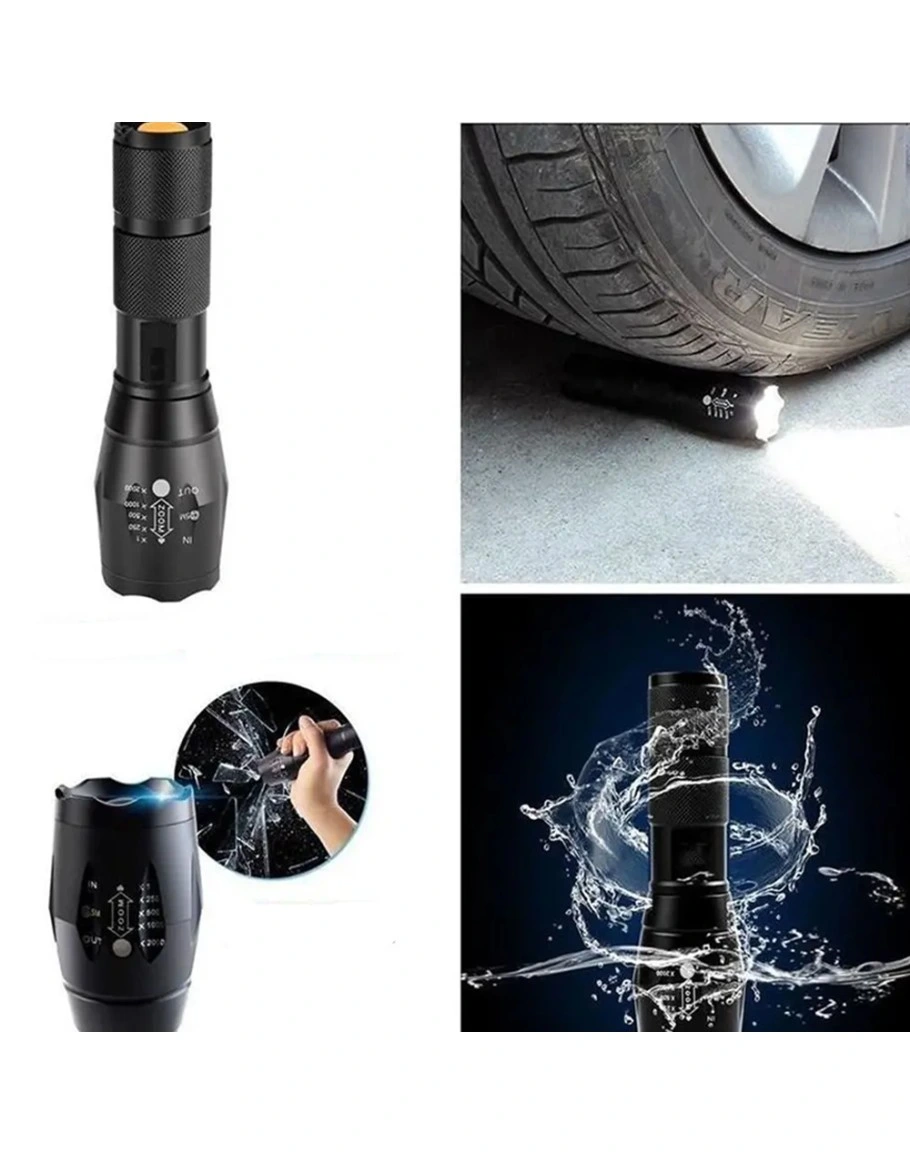 El Feneri Beyaz Sarı Ve Mor Renk Aydınlatma Q5 Led 3 El Feneri Beyaz Sarı Ve Mor Renk Aydınlatma Q5 Led - Görsel 3