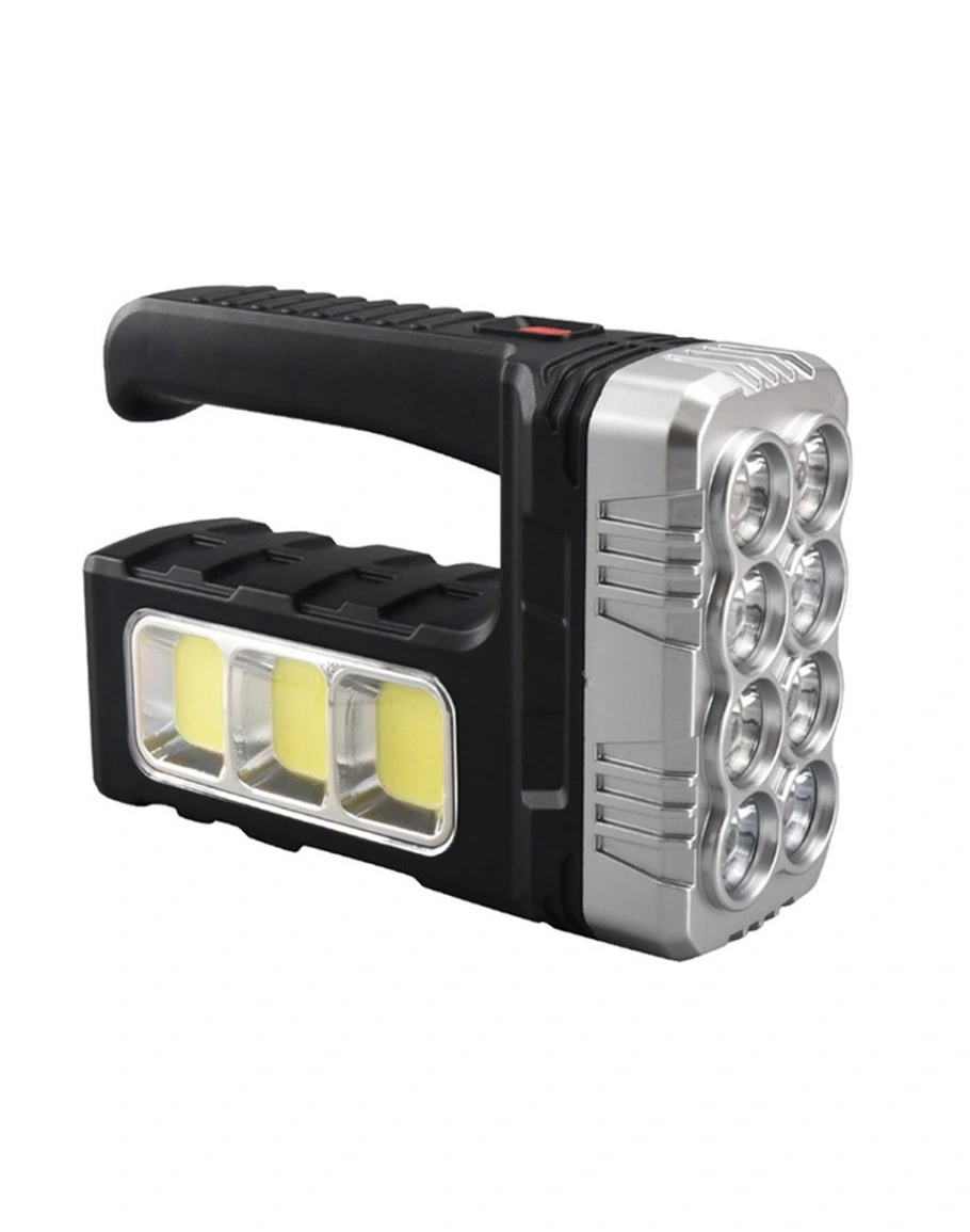 El Feneri Solar Panelli Ledli Powerbank Cob Fener 4 El Feneri Solar Panelli Ledli Powerbank Cob Fener - Görsel 4