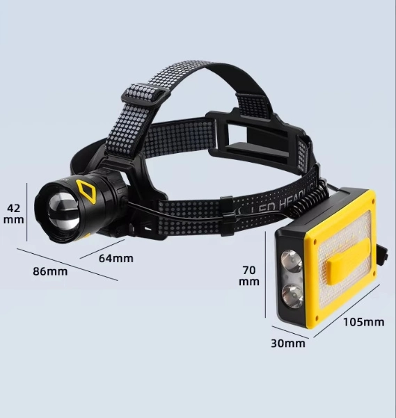 F.b.ı Pro F-3003 Alüminyum Pm10-tg Led Type-c Powerbank Ve Solar Şarjlı Kamp Kafa Feneri 1 F.b.ı Pro F-3003 Alüminyum Pm10-tg Led Type-c Powerbank Ve Solar Şarjlı Kamp Kafa Feneri