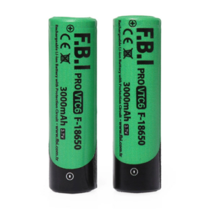 F.b.ı Vtc6 18650 3.7v 3000mah 30a Li-ion Şarjlı Pil + Pil Taşıma Kutusu 2'li Set